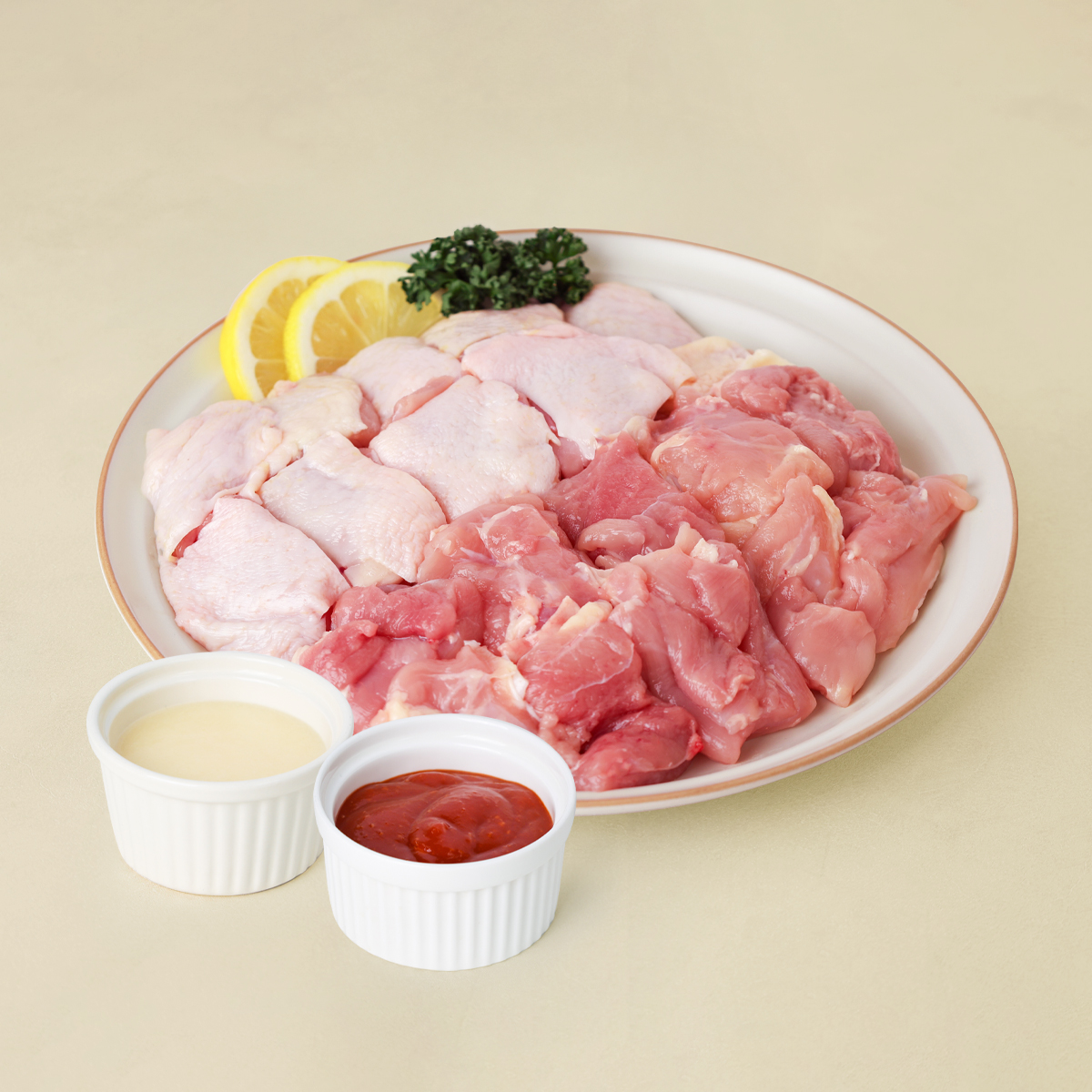 멕시칸레드마요 순살치킨(다리순살/스킨O)