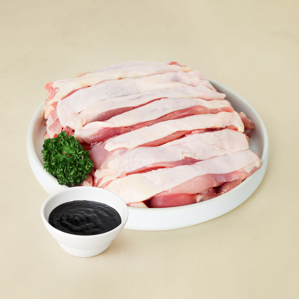 블랙차우조림닭(다리순살/스킨O)