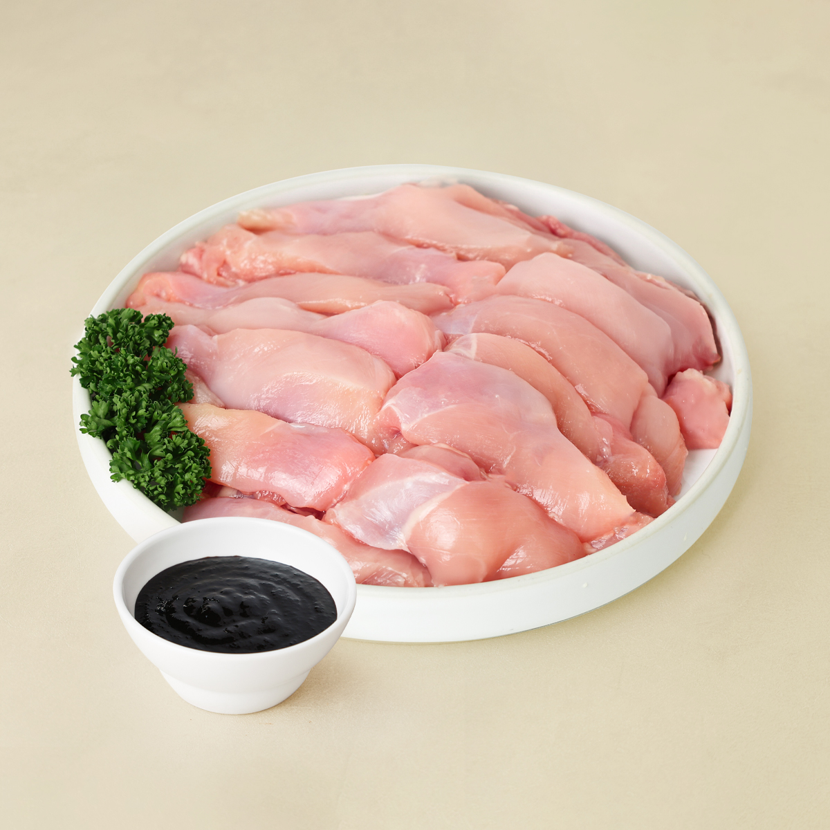 블랙차우조림닭(다리순살/스킨X)