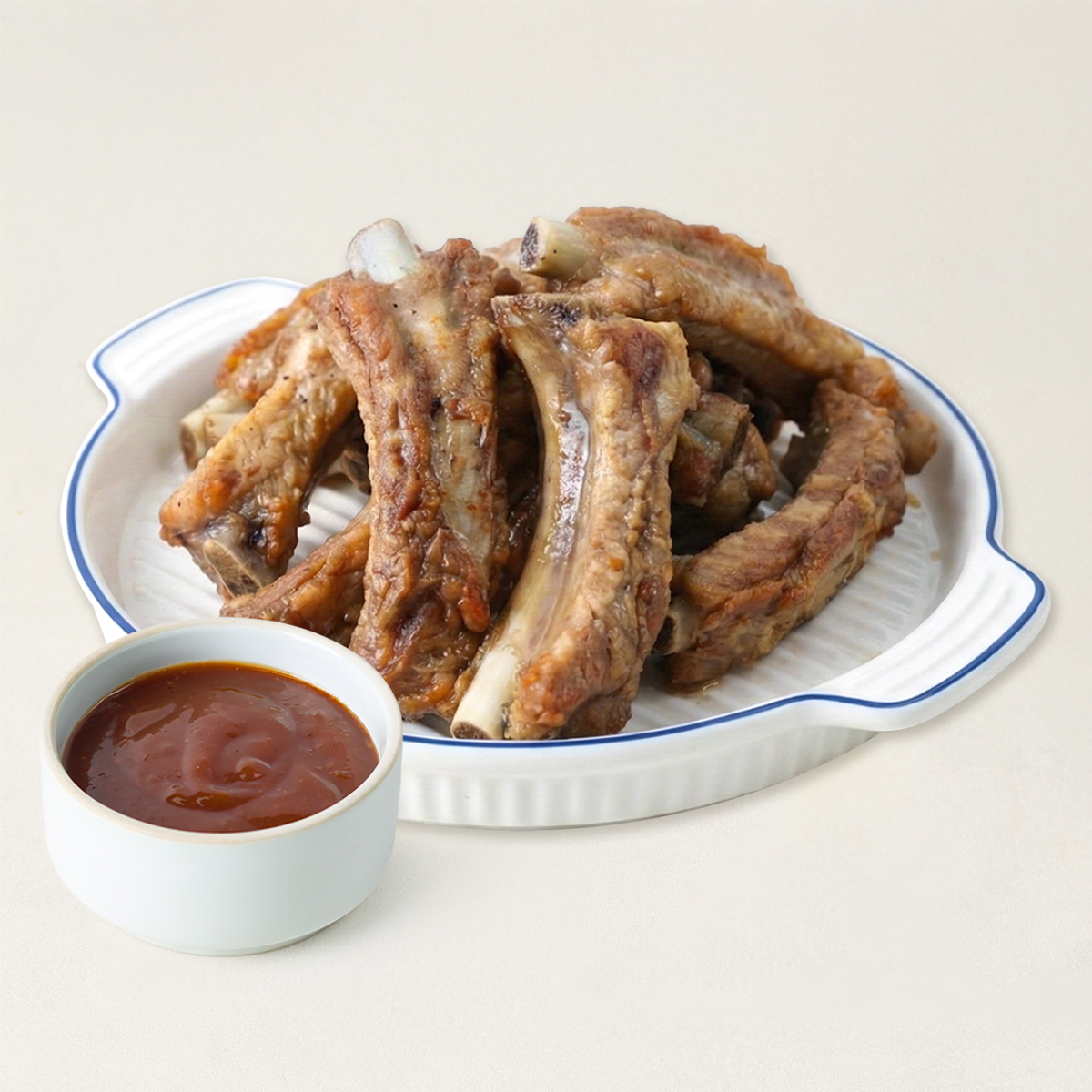 [국산] 초벌숙성 폭립 미소담은SET